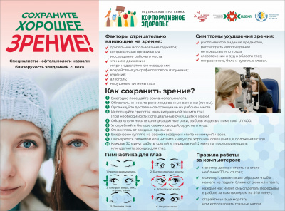 СОХРАНИТЕ ХОРОШЕЕ ЗРЕНИЕ!