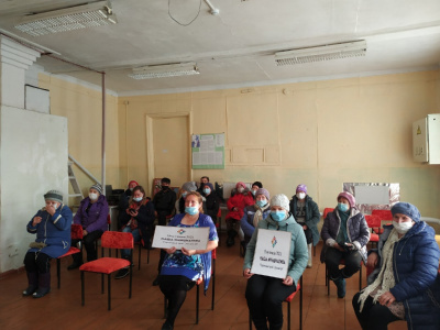 В д. Омутница прошло итоговое собрание жителей по проекту инициативного бюджетирования: 
